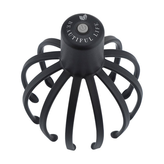 Rechargeable Octopus Head Massager with Vibration Settings