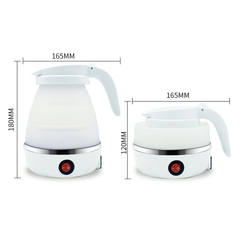 Portable Foldable Silicone Travel Kettle with Universal Plug