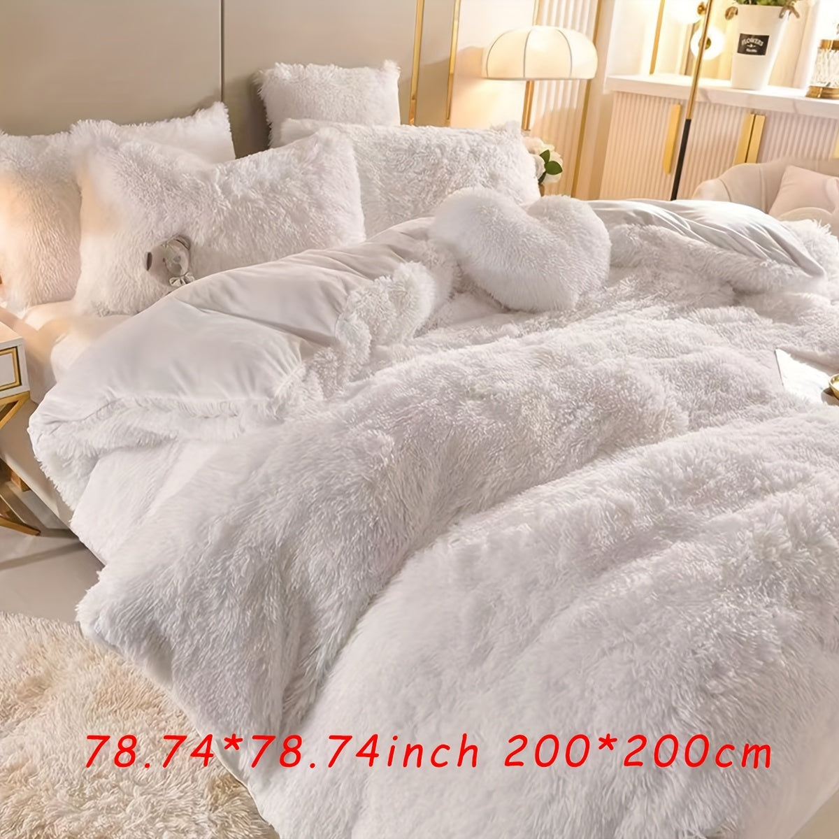 Luxurious Velvet Duvet Cover Set with Pillowcases
