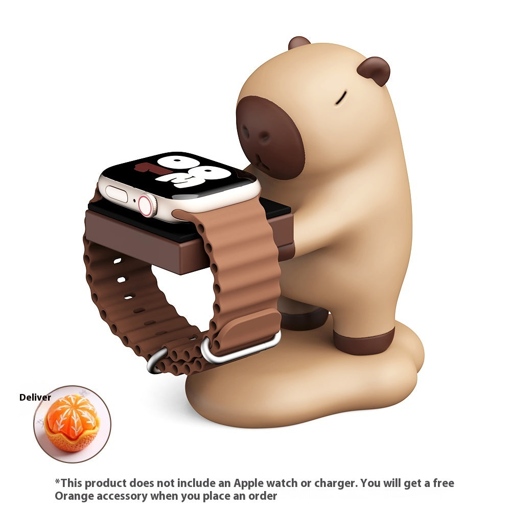 Capybara Apple Watch Charging Dock