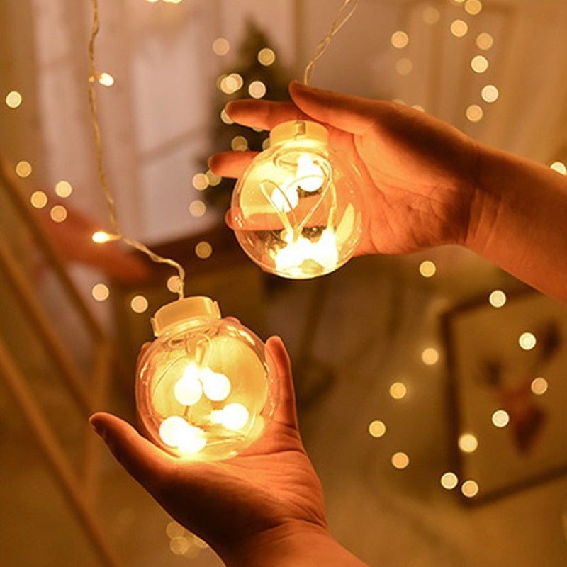 Heart-Shaped Fairy String Lights for Bedroom Decor