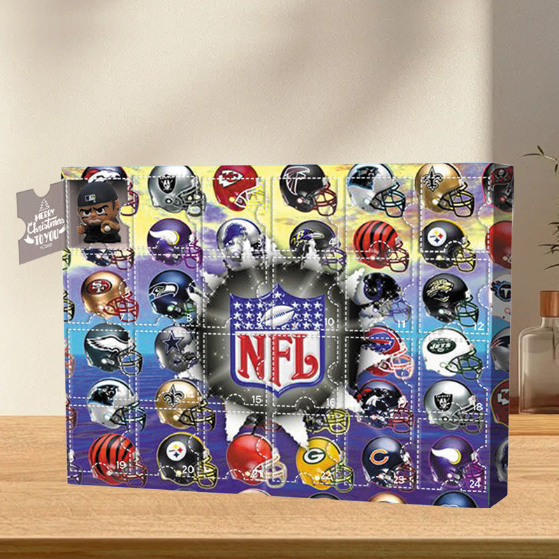 NFL Advent Calendar with 24 Unique Collectible Surprises