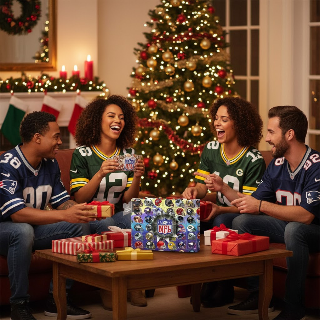 NFL Advent Calendar with 24 Unique Collectible Surprises