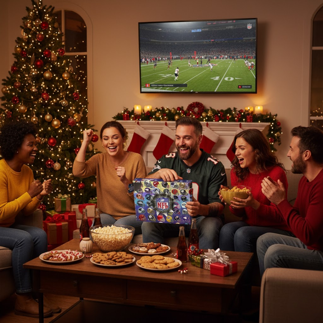 NFL Advent Calendar with 24 Unique Collectible Surprises