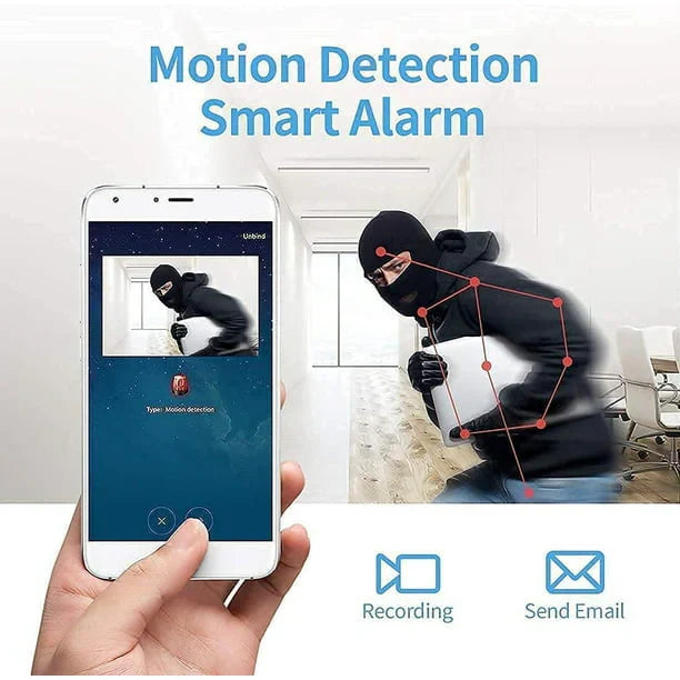 Mini Wireless Magnetic Security Camera with 1080P HD Video and Night Vision