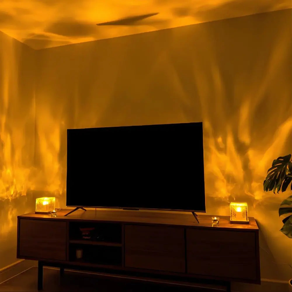 Colour-Changing LED Cube Mood Light with Remote Control