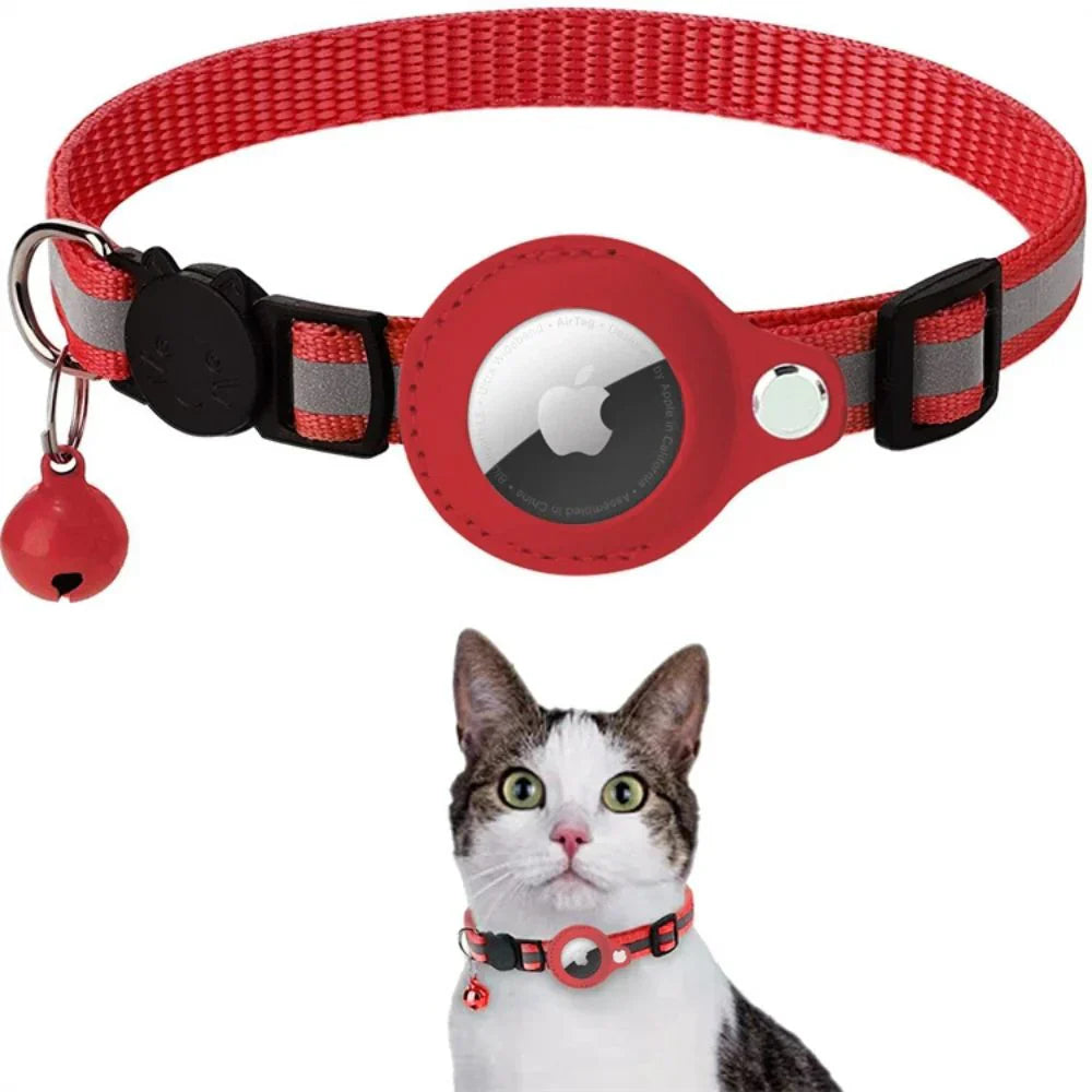 Adjustable Cat Collar with Safety Clip and Bell