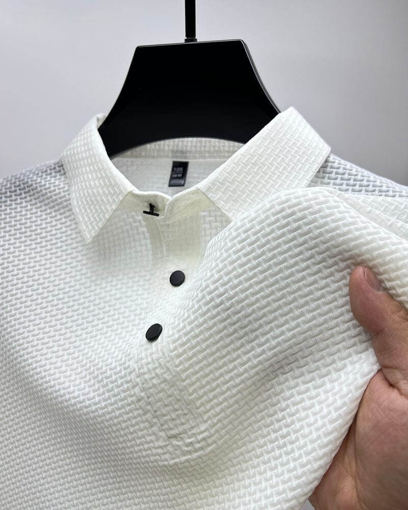 Elegant Comfort Polo Shirt for Men - Soft, Stylish Fit