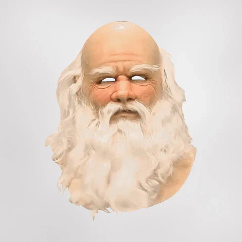 Realistic Santa Claus Mask with Neck Coverage