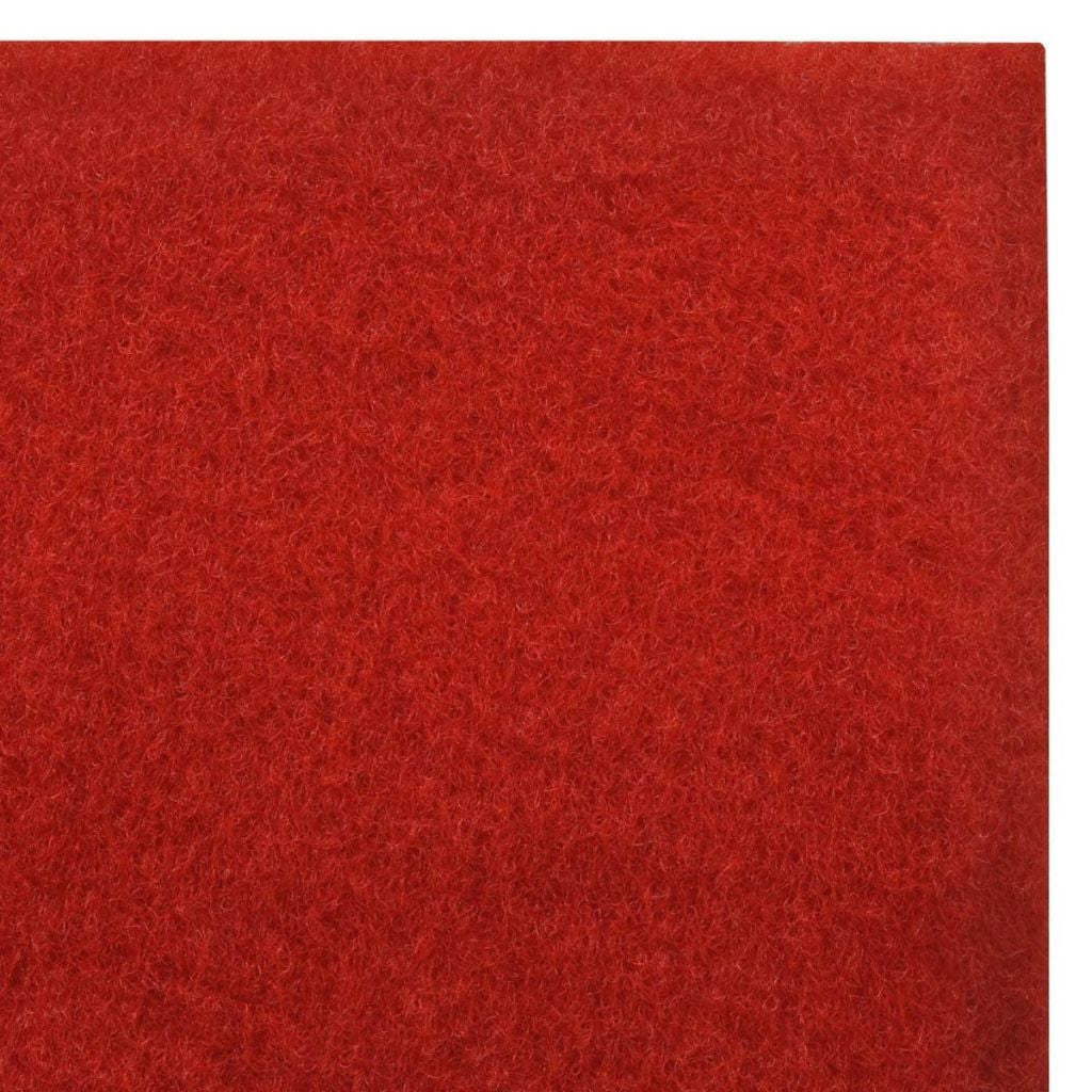 Extra Heavy Red Carpet Runner 3.3 x 16.4 ft - Crimson 400 g/m2