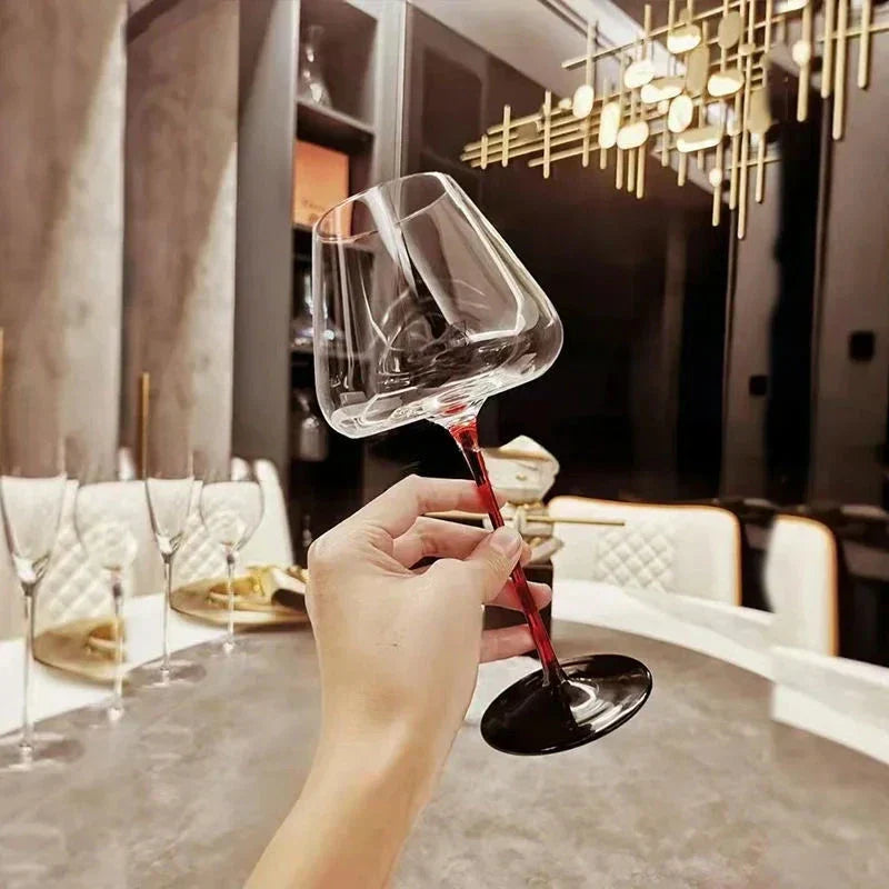 720ml Crystal Burgundy Wine Glasses - Elegant Large Capacity