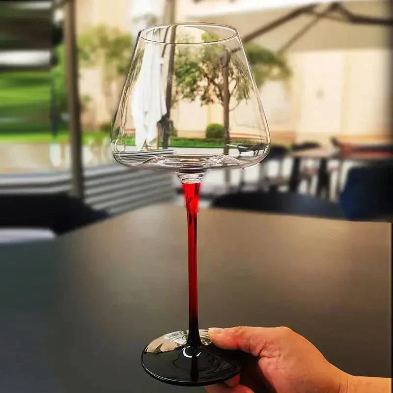 720ml Crystal Burgundy Wine Glasses - Elegant Large Capacity
