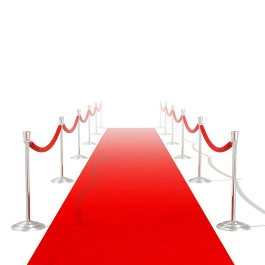 Extra Heavy Red Carpet Runner 3.3 x 16.4 ft - Crimson 400 g/m2