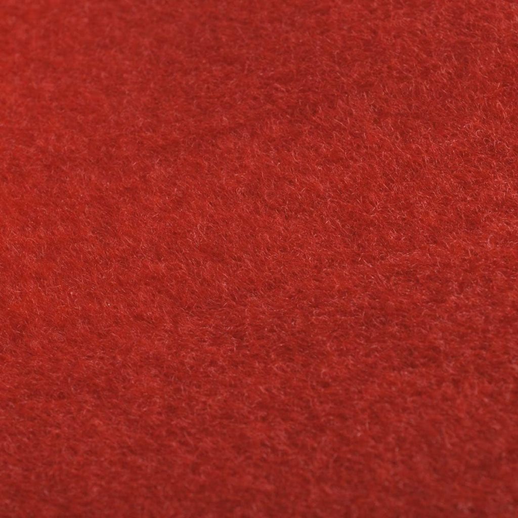 Extra Heavy Red Carpet Runner 3.3 x 16.4 ft - Crimson 400 g/m2