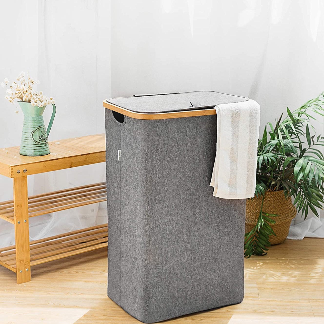 Bamboo Laundry Hamper - Stylish and Durable Design