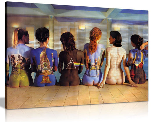 Framed Pink Floyd Album Cover Canvas Art