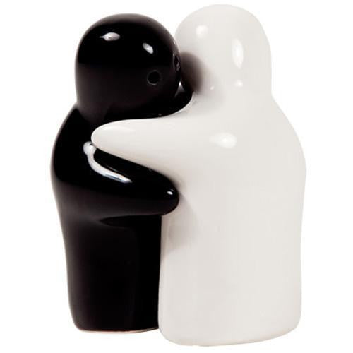 Salt and Pepper Shakers Set - Yin Yang Ceramic Design
