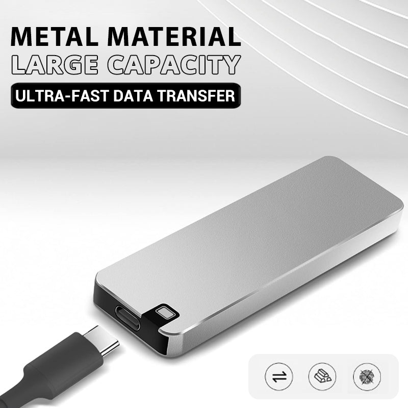 Portable External SSD with Shock-Resistant Design and High-Speed USB 3.2 Transfers