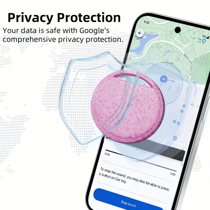GPS Key Finder with Wireless Tracking and Long Battery Life