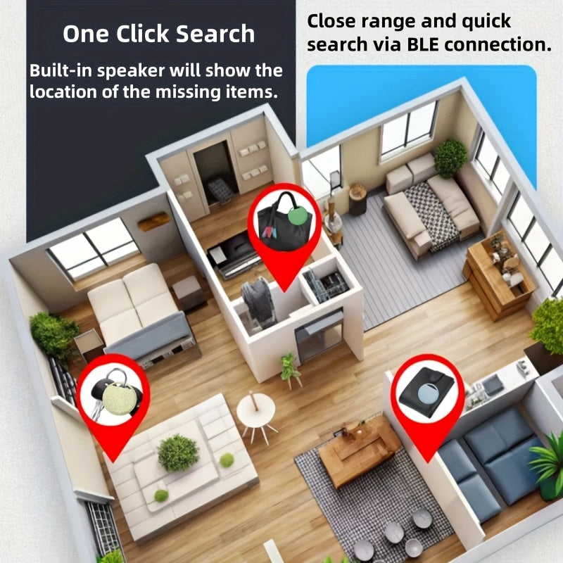 GPS Key Finder with Wireless Tracking and Long Battery Life
