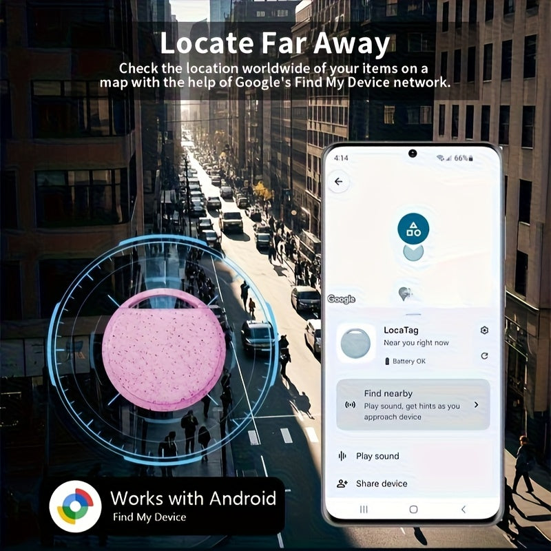 GPS Key Finder with Wireless Tracking and Long Battery Life