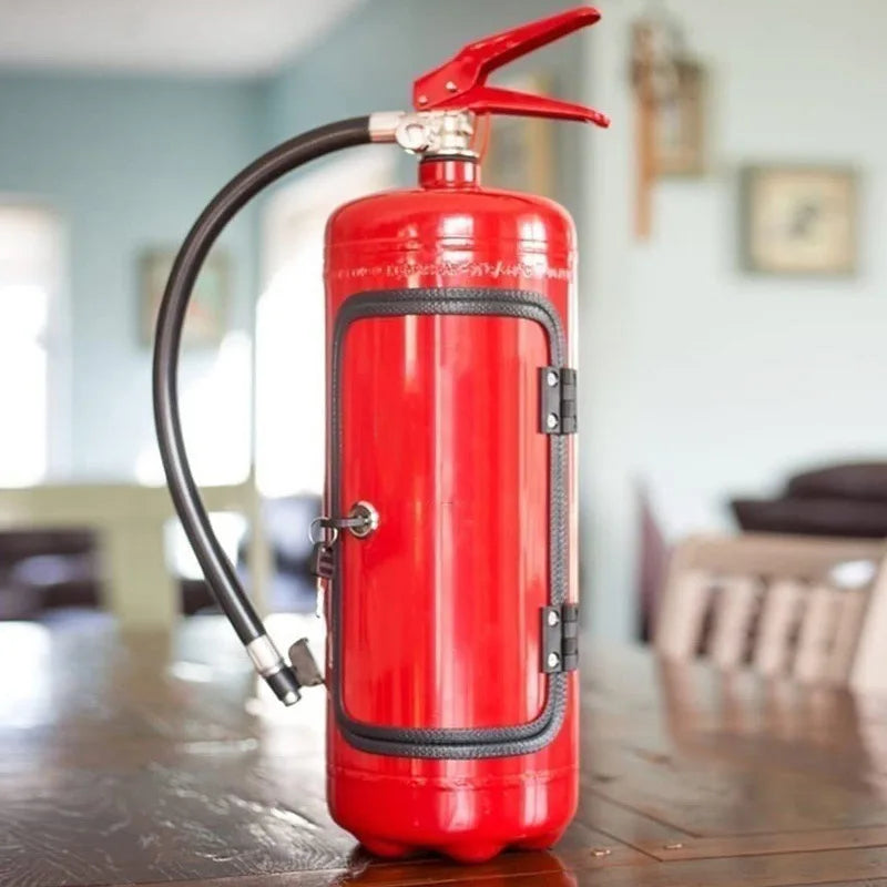 Discreet Fire Extinguisher Beverage Storage Minibar