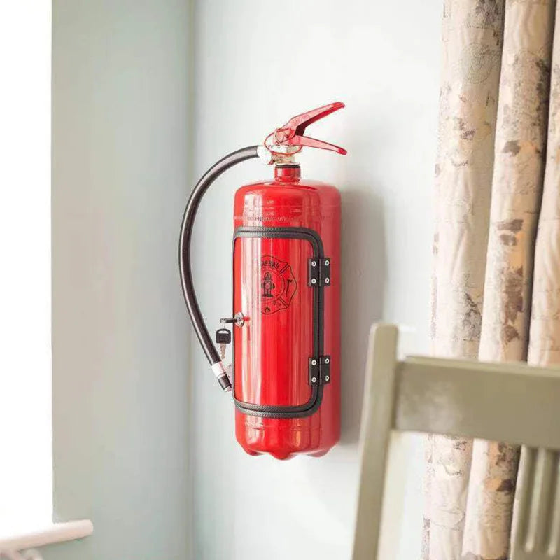 Discreet Fire Extinguisher Beverage Storage Minibar