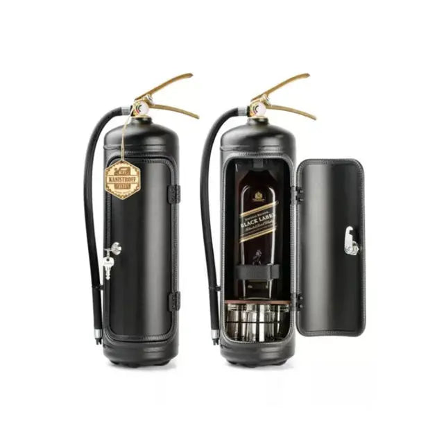Discreet Fire Extinguisher Beverage Storage Minibar