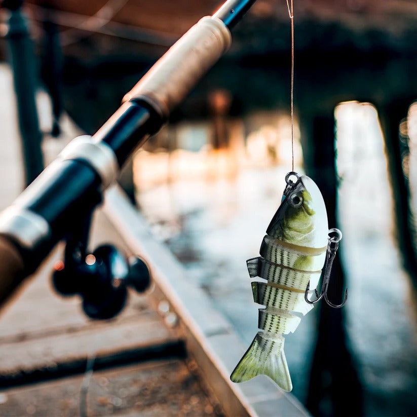 Lifelike 10cm Movable Bait for Pike, Perch & Trout