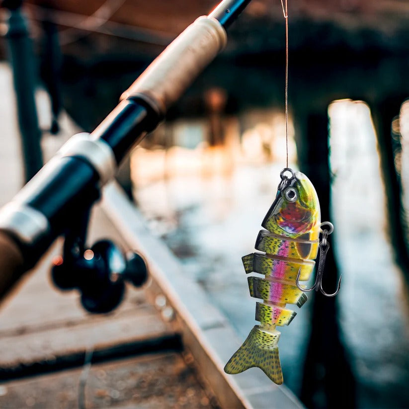 Lifelike 10cm Movable Bait for Pike, Perch & Trout