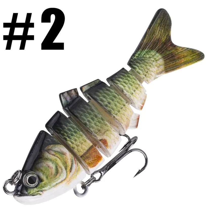 Lifelike 10cm Movable Bait for Pike, Perch & Trout