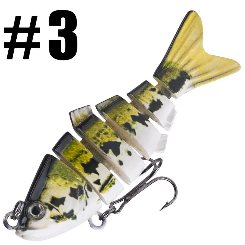 Lifelike 10cm Movable Bait for Pike, Perch & Trout