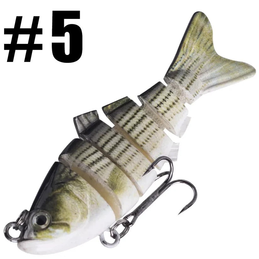 Lifelike 10cm Movable Bait for Pike, Perch & Trout