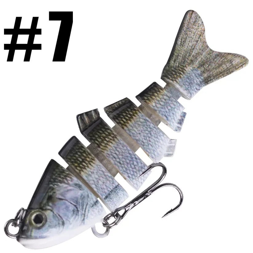 Lifelike 10cm Movable Bait for Pike, Perch & Trout