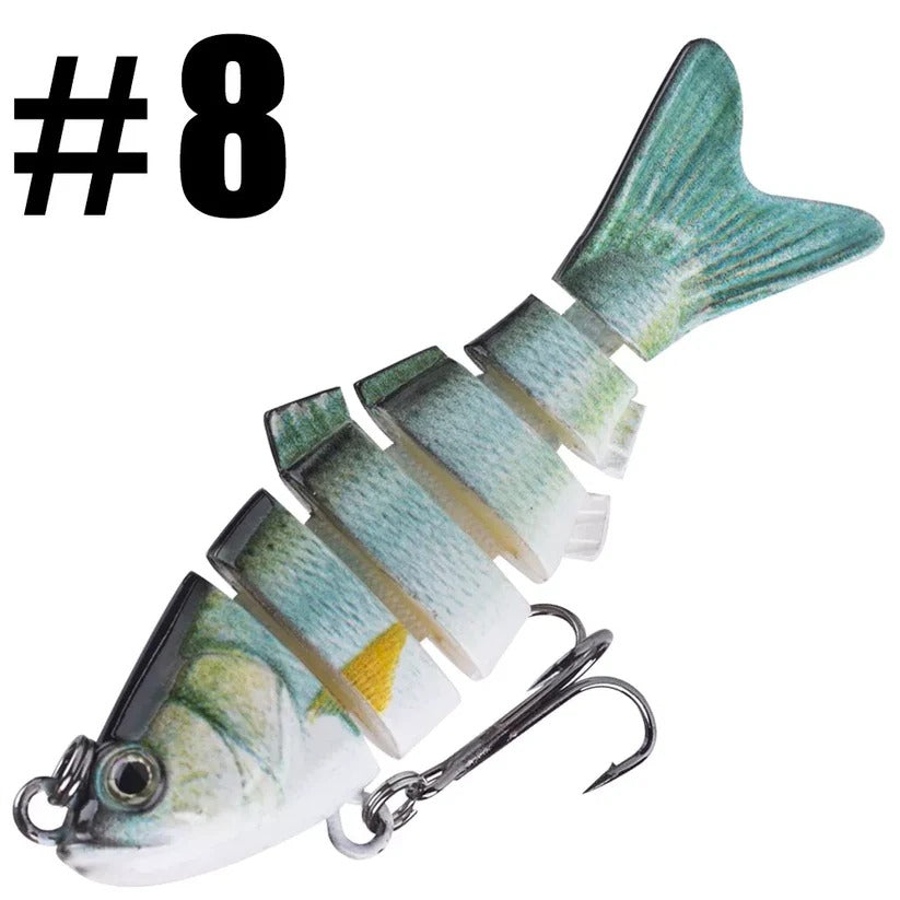 Lifelike 10cm Movable Bait for Pike, Perch & Trout