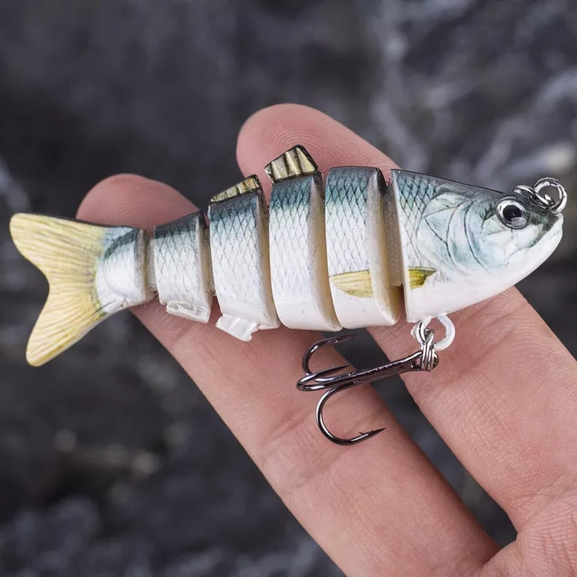 Lifelike 10cm Movable Bait for Pike, Perch & Trout