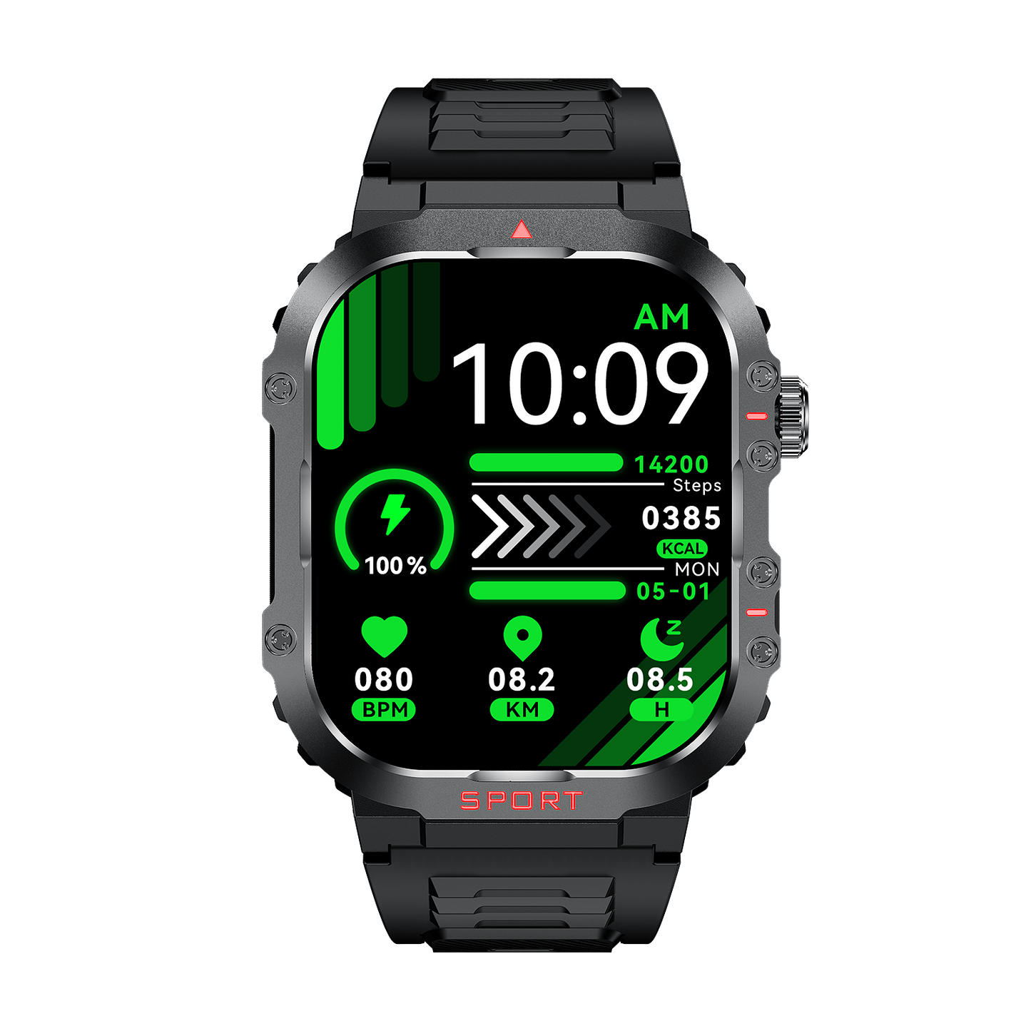 Smartwatch for Glucose, Heart Rate & Activity Tracking