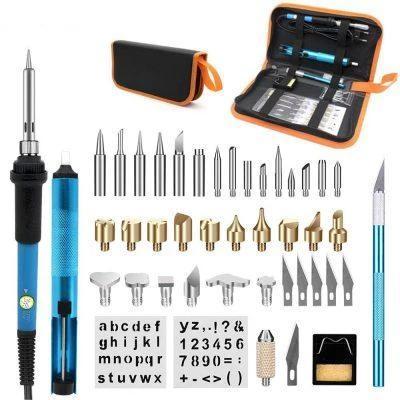 Wood Burning Tool Set with Adjustable Temperature and Interchangeable Tips
