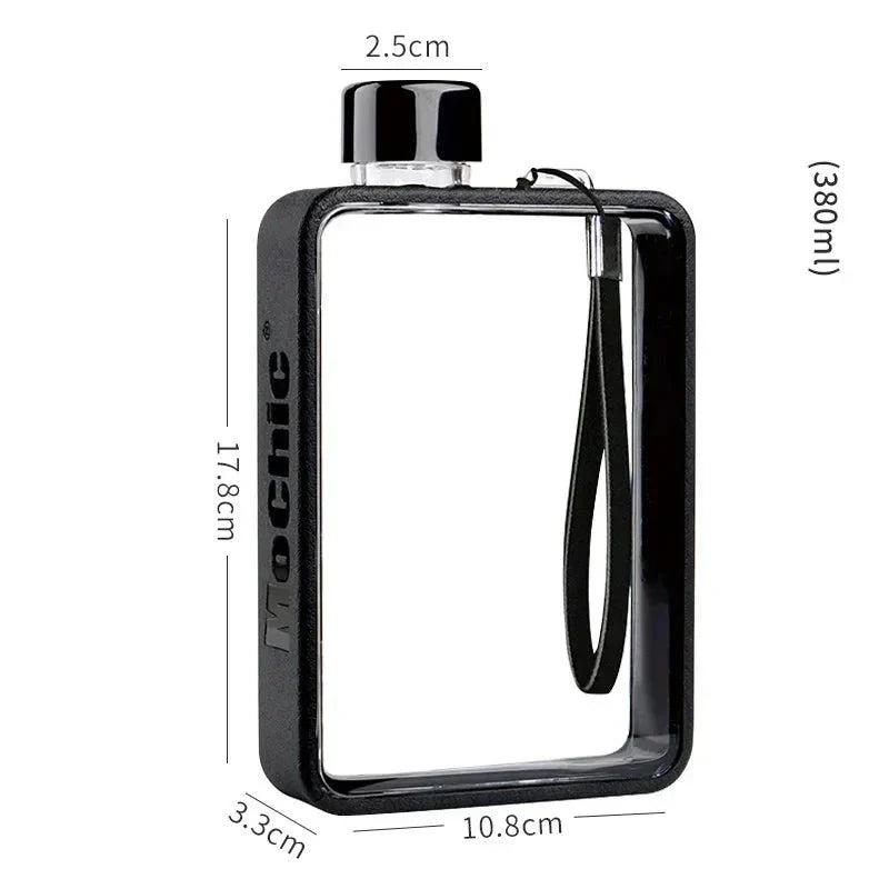 Transparent 13 oz Sports Water Bottle