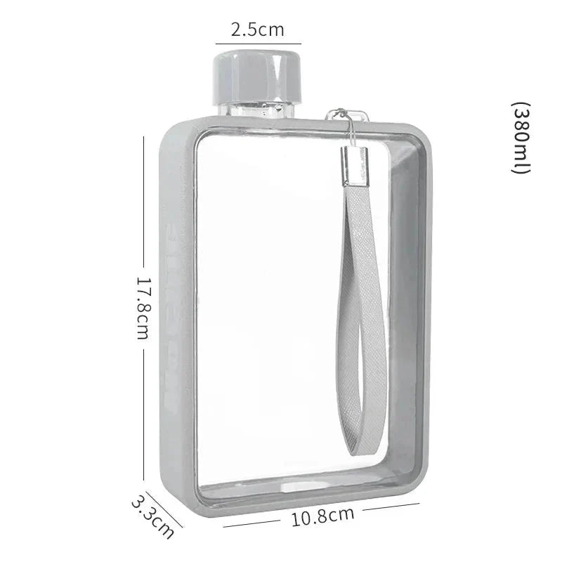 Transparent 13 oz Sports Water Bottle
