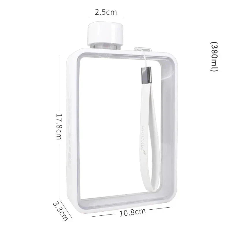 Transparent 13 oz Sports Water Bottle