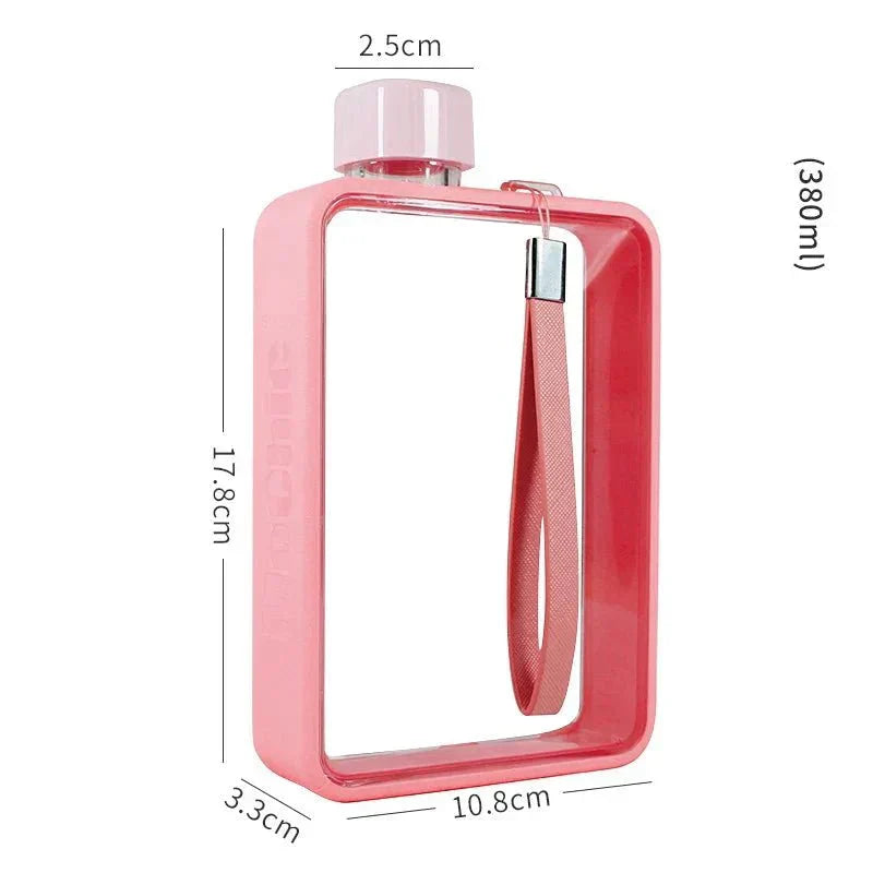 Transparent 13 oz Sports Water Bottle