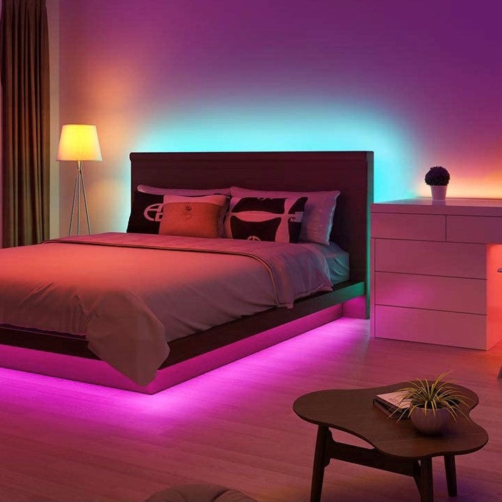 Remote Controlled LED Strip Light with Color Options