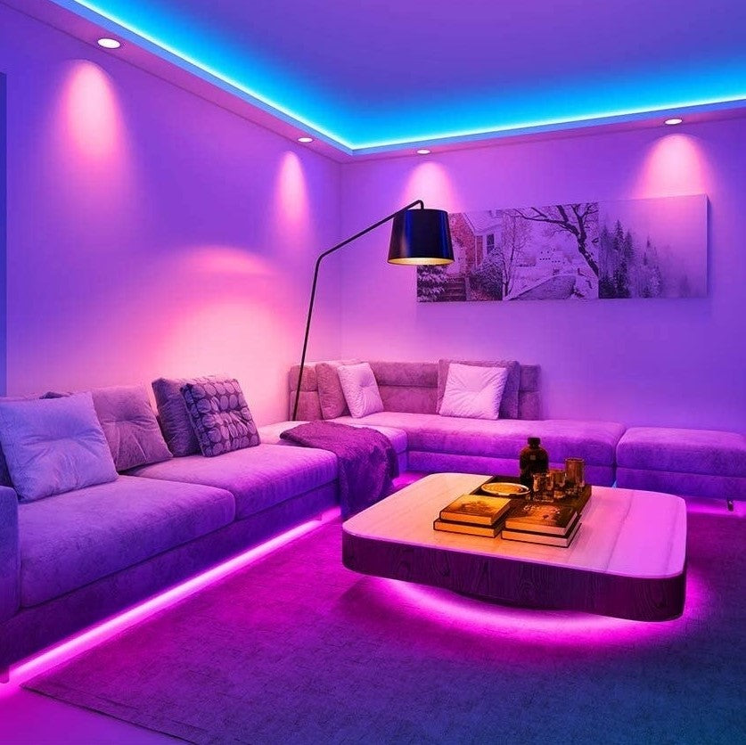 Remote Controlled LED Strip Light with Color Options