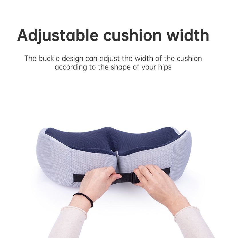 Adjustable Ergonomic Seat Cushion for Tailbone Pain Relief