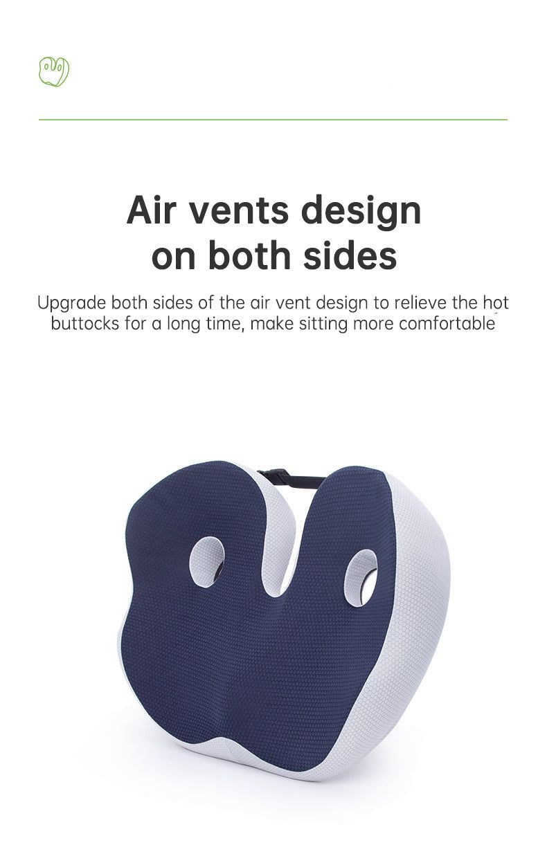 Adjustable Ergonomic Seat Cushion for Tailbone Pain Relief
