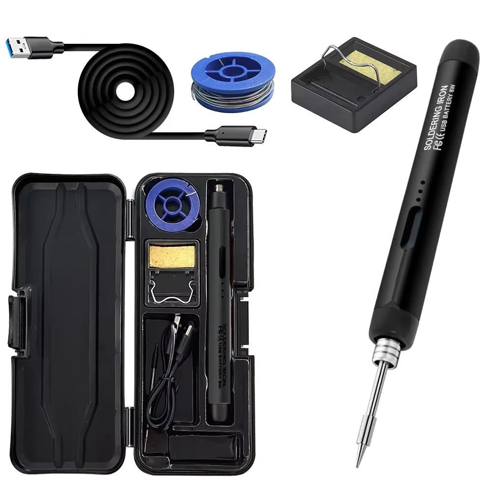 Digital Wireless Soldering Iron Set with Adjustable Temperature and LED Display