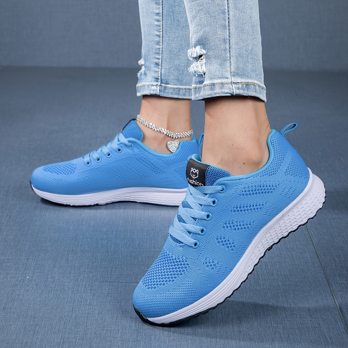 Breathable Women's Sneakers with Shock-Absorbing Sole