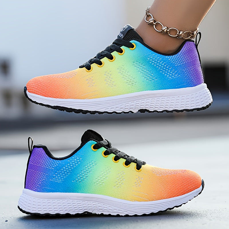 Breathable Women's Sneakers with Shock-Absorbing Sole