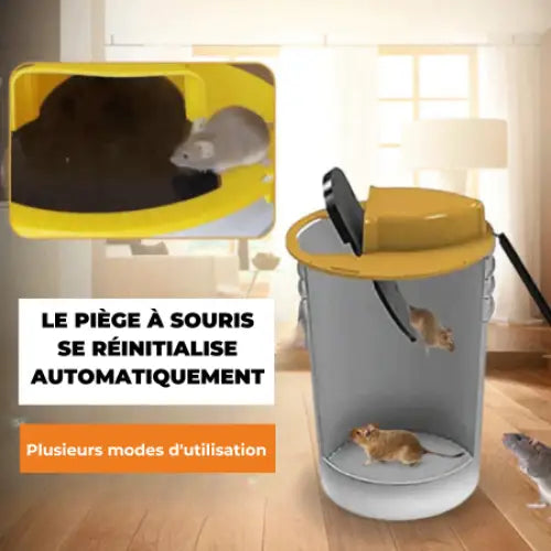Flip & Slide Mouse and Rat Trap for Clean and Eco-Friendly Rodent Control